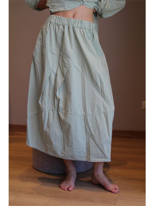 Gonna in cotone con coulisse DIECI MINUTI | 10593